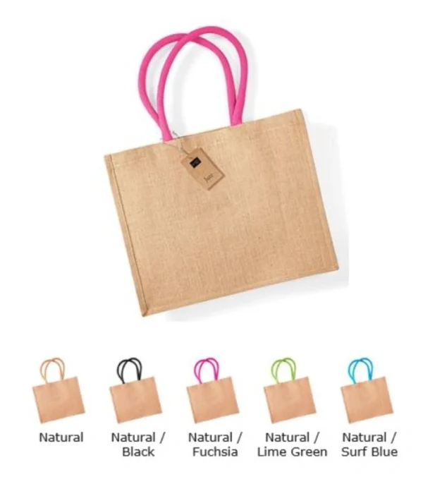 Westford Mill W407 Jute Classic Shopper